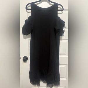Love & Legend Ruffle Cold Shoulder Cotton Dress Size 1X